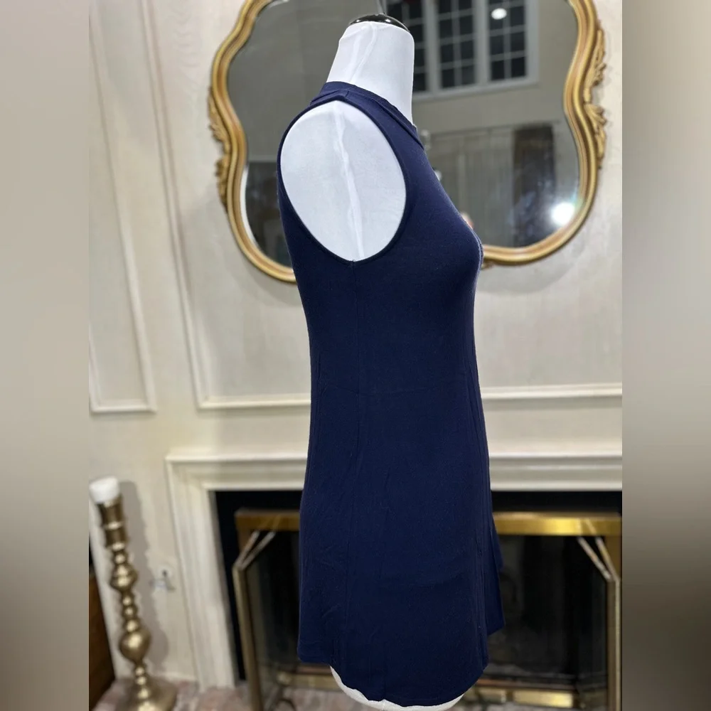American Eagle Dress XXS Navy‎ Blue Minimalist Soft Life - Picture 4 of 9